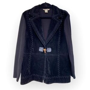 Nygard Faux Suede Toggle Front Jacket Size XL